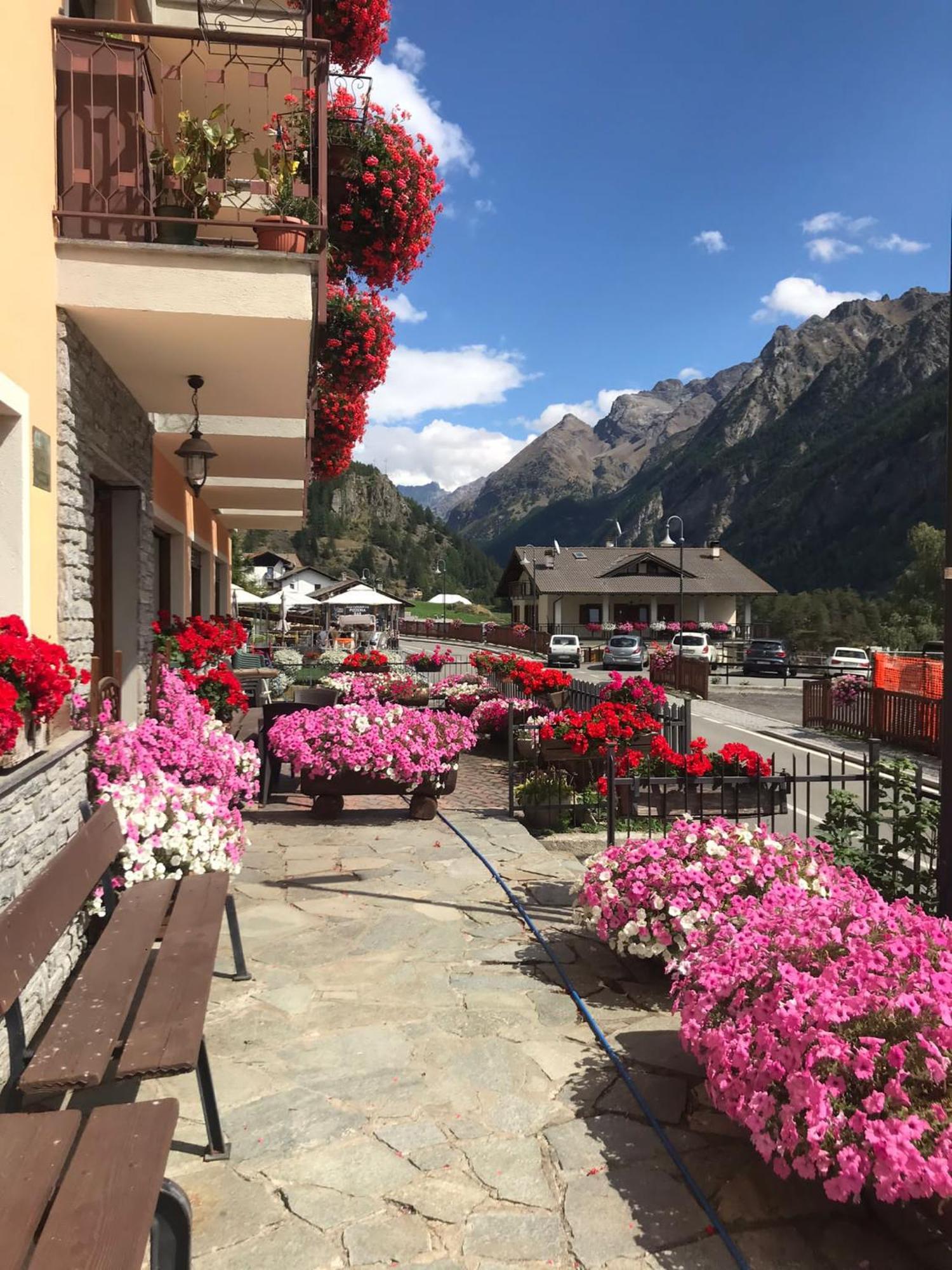 Albergo Valentino Bionaz Bagian luar foto