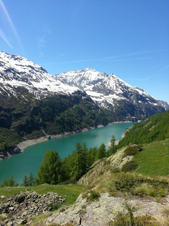 Albergo Valentino Bionaz Bagian luar foto