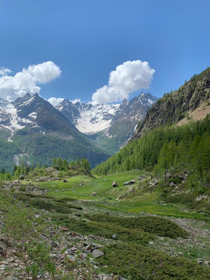 Albergo Valentino Bionaz Bagian luar foto
