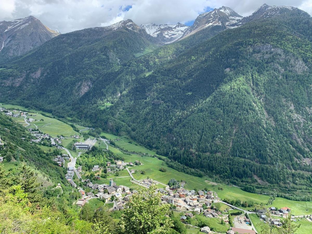 Albergo Valentino Bionaz Bagian luar foto